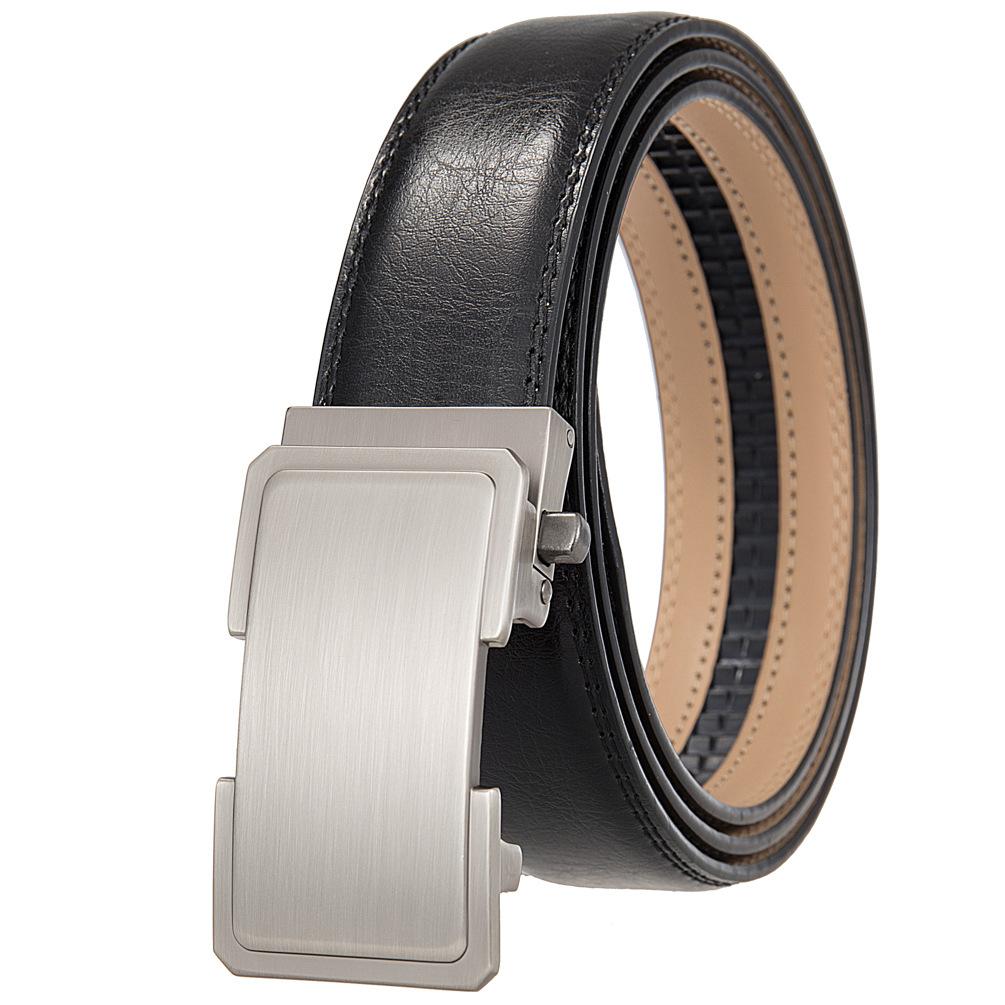 Belt Belt, Two-Layer Leather Belt, Automatic Buckle Belt Ly36-25568-1