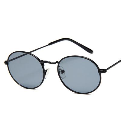 Vintage Oval Sunglasses With Mirrored Lenses For Men And Women