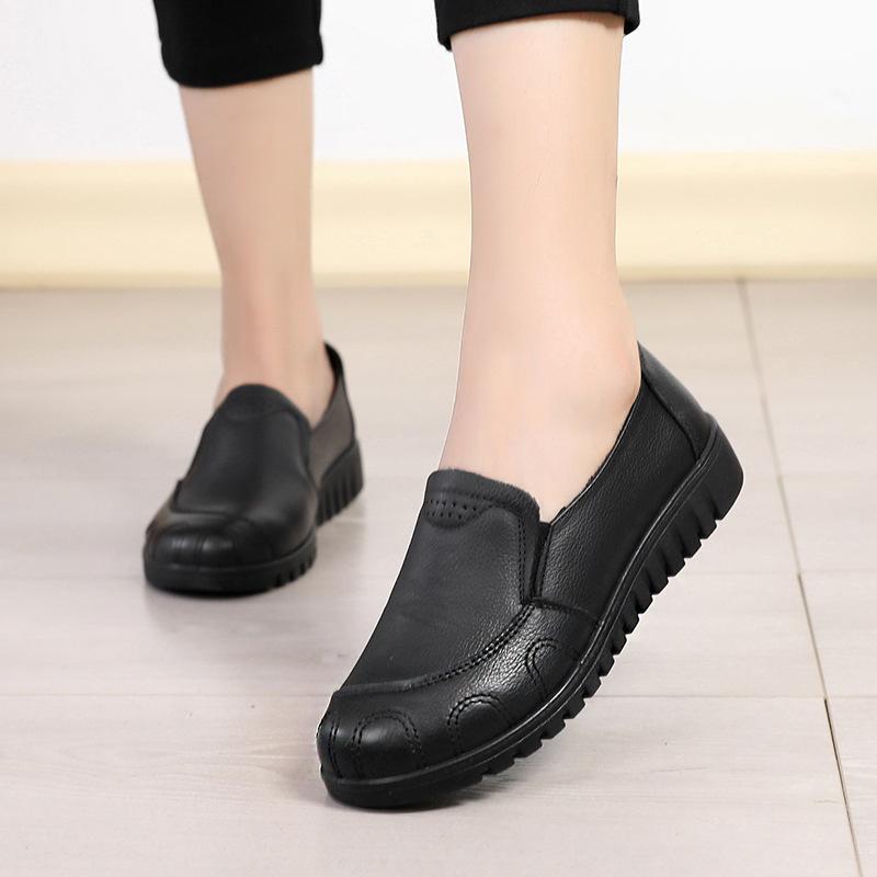 New Style of Shoes, Single, Flat, Soft-soled and Durable Women's Shoes for The Elderly