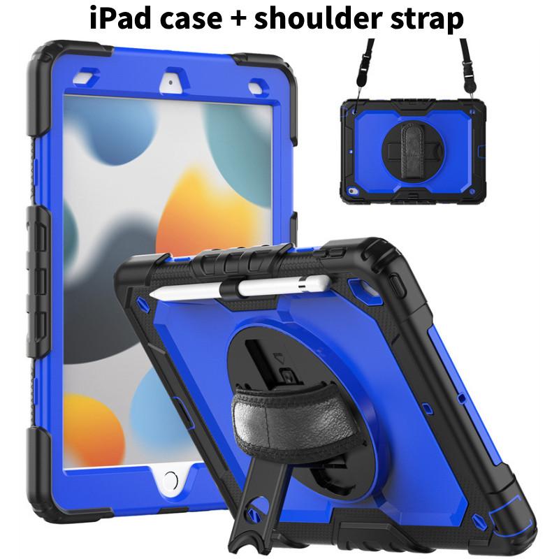 Ipad For Air 11 Case Silicone Anti Fall Rotating Bracket Protective Cover Gift