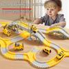 Cross-Border Electric Rail Car: Children's Train & Engineering Slide Puzzle - New Year's Gift for Boys