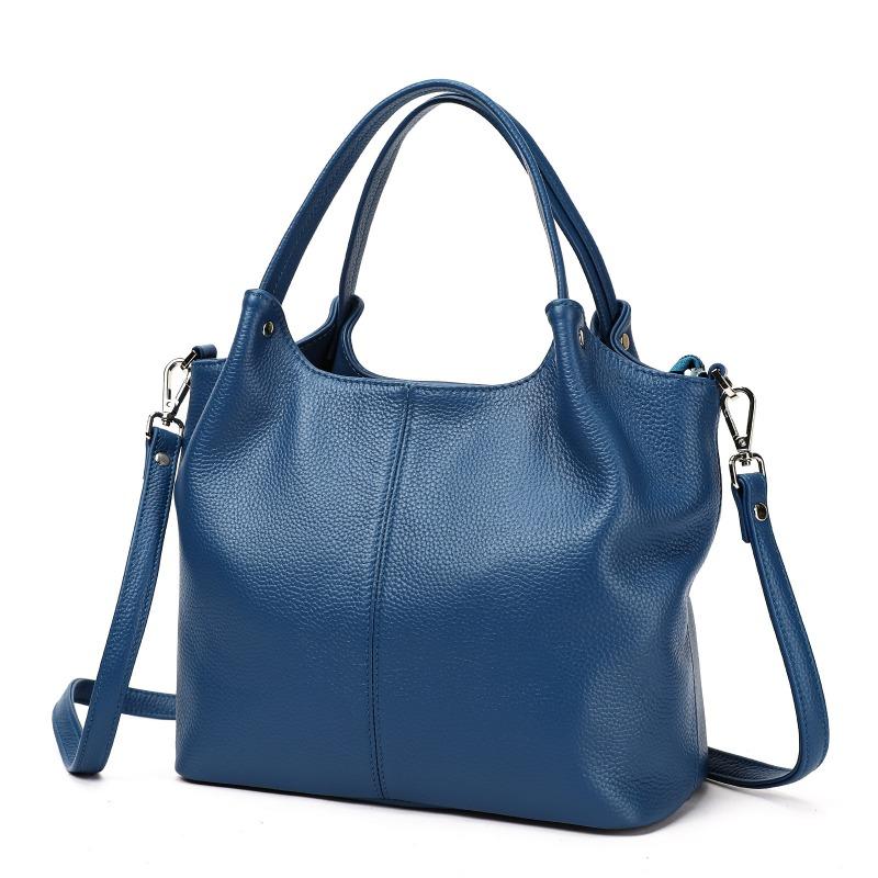 Large-capacity Single-shoulder Bag, Fashionable and Versatile Genuine Leather Tote Bag, Multi-pocket Handbag, Crossbody Bag