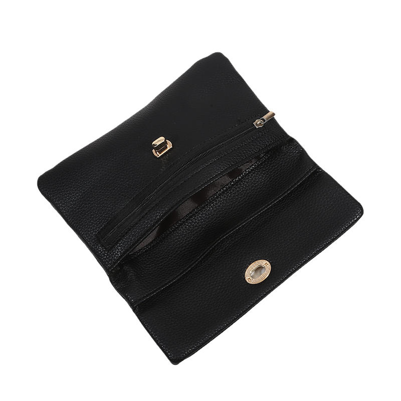 Stylish Women Wallets Long Hasp PU Leather Purses Portable Money Bag Solid Color Simple Multifunctional Coin Holder Fashionable Ladies Purse