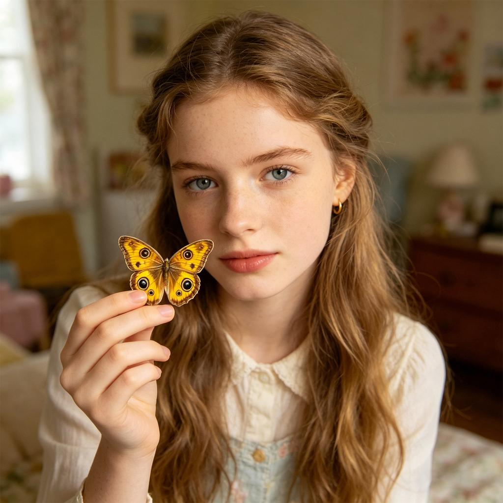 5pcs Color Simulated Butterfly Magnetic Bookmark Set