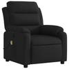 Massage Relax Chair Black Fabric
