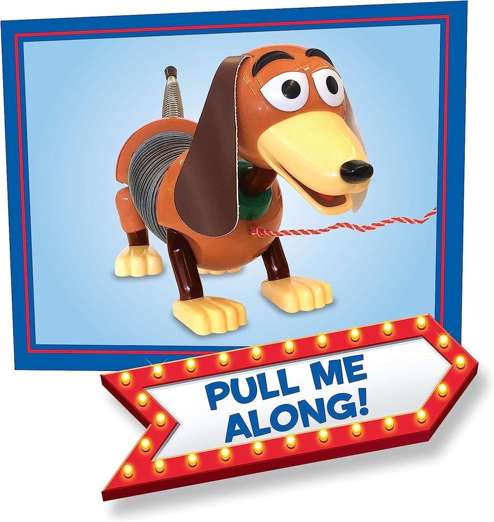 Disney Pixar Toy Story Slinky Dog Pull Toy Retro Packaging RETRO SLINKY DOG PULL TOY Movie Toy Goods [Used]