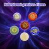 7 Chakra Natural Stone Healing Crystal Set - 25mm Polished Reiki Palm Pocket Gemstones, Solves Spiritual Balance & Meditation