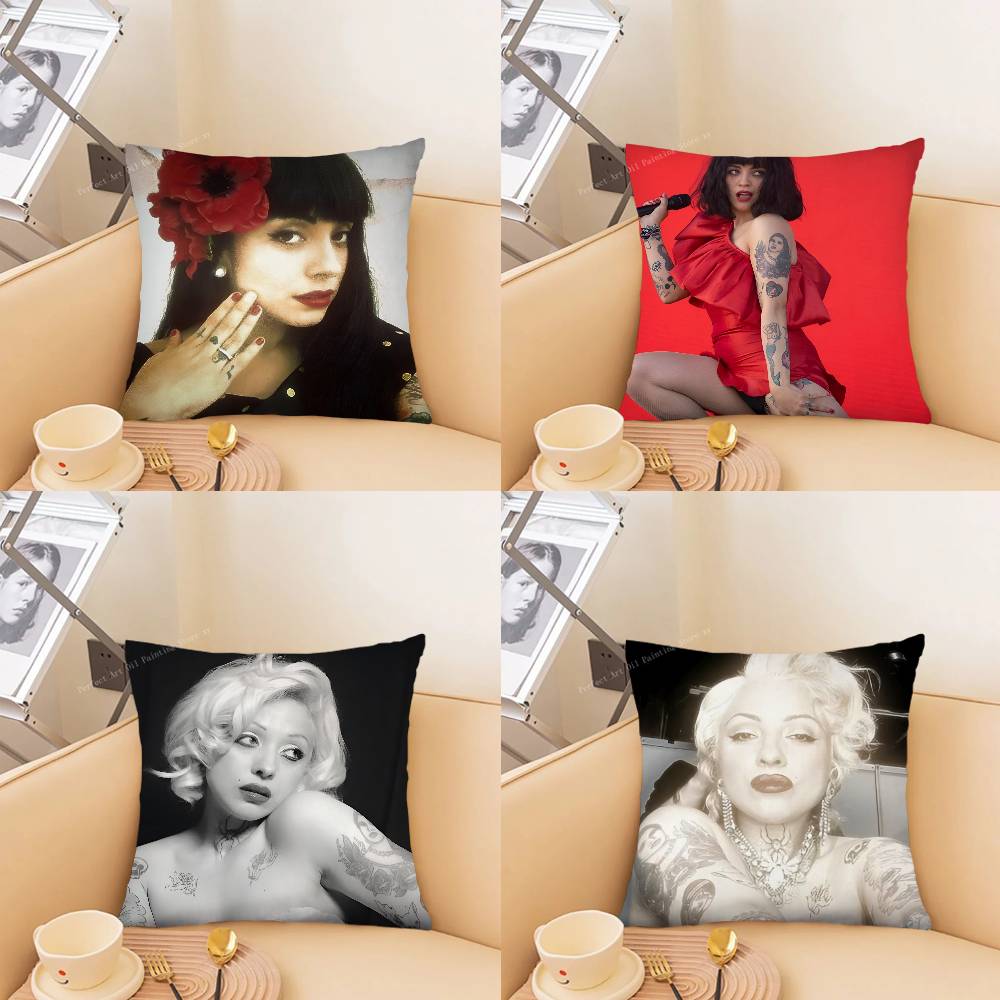pc FEMME FATALE MMon LLaferte Pillow Case Fashion Square Pillowcase Bedroom Sofa Room Ins Decoration Leisure