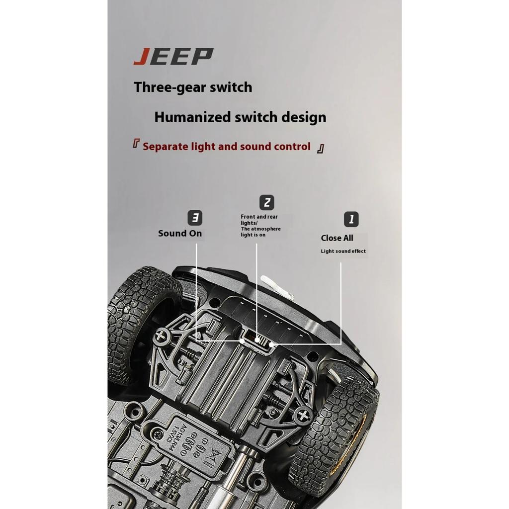1/18 Jeep Wrangler Rubicon Off Road SUV Alloy Diecast Model Car Desktop Display Collectibles Ornaments Holiday Present for Boys