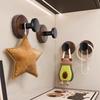 Suction Cup Hooks No Drill Removable Wall Hooks Strong Hold Retro Style Hooks for Coats Towels Bathrobes
