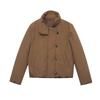Women's Spring Stand Collar Cotton Padded Jacket - European & American Style, Short, Single-Breasted Coat
