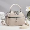 Female Fashion Tote Bag With Pu Material And Zipper Closure For Daily Use