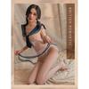 Women's Open Bra Dress Underwear Exotic Sexy Lingerie Pajamas Open Back Hollow Out Perspective Sexi Women Sleepwear Female Dress