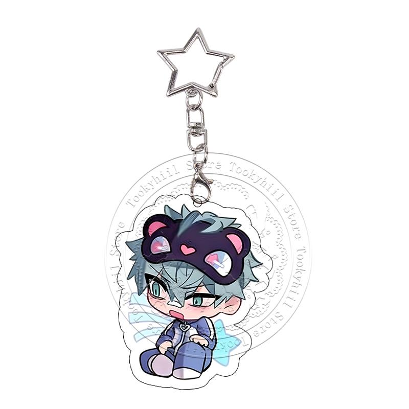 Alien Stage Acrylic Keychain Set Kawaii Exquisite Student Mizi Ivan & Till Luka Keyring Bag Pendant Charms Ivan Festival Gift