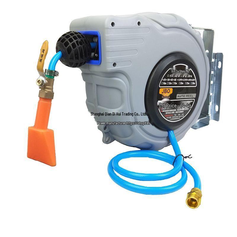Automatic Retractable Water Hose Reel with 20m Hose for Car Wash and Gardening