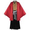 Demon Slayer Cosplay Costume Yoriichi Tsugikuni Kimono Anime Role Play Outfit Comic Con