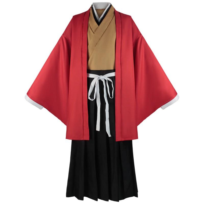 Demon Slayer Cosplay Costume Yoriichi Tsugikuni Kimono Anime Role Play Outfit Comic Con