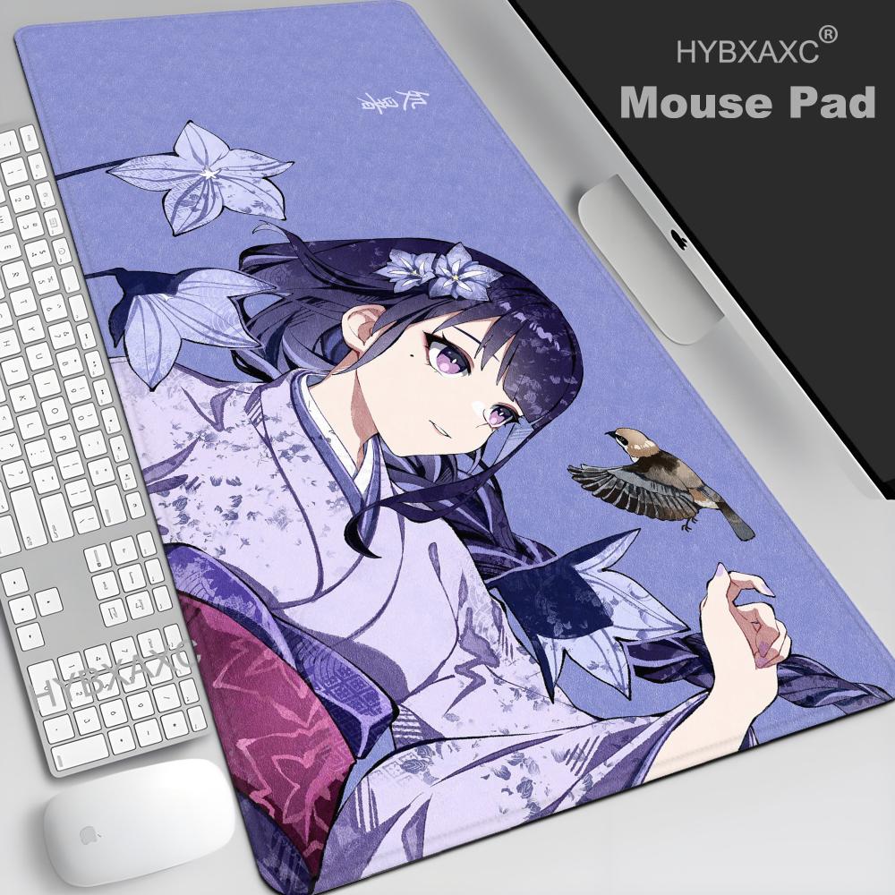 HYBXAXC Mouse Pad Cute HD Genshin Impact Pattern Kawaii Game Desk Pad Extended Gaming Keyboard Mats Large Xcm Gamer Mousepad