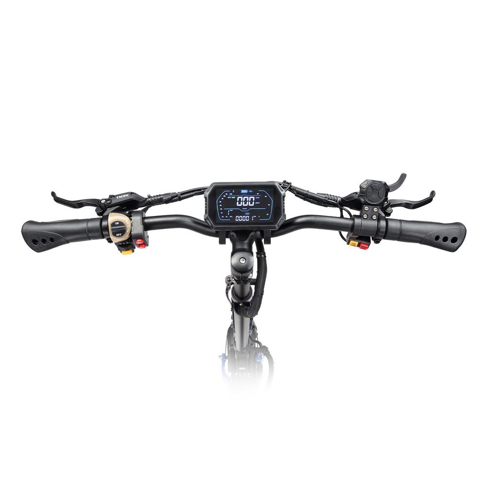 HALO KNIGHT T108: Dual 1200W motors eat mountains. 52V28.8Ah lasts forever. 10" tires grip hard