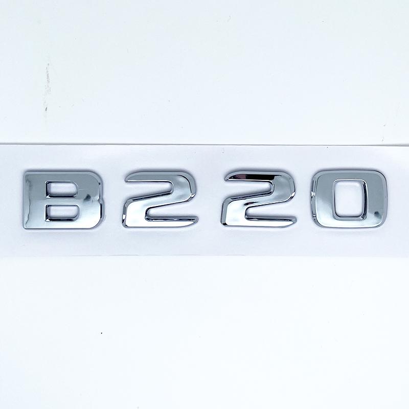 3D Letters B180 B200 B220 B250 B260 B200d 4Matic ABS Emblem for Benz B W246 W247 W242 Car Trunk Rear Logo Sticker