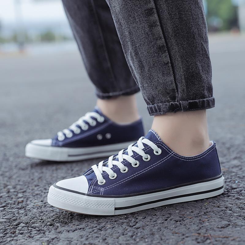 Spring and Autumn Low-top Canvas Shoes for Men and Women Classic Evergreen Student Vulcanized Original Style Casual Couple Shoes