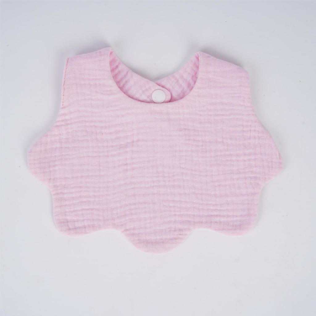 Baumwolle Weiche Baby Print Lätzchen Einfarbig Säugling Lätzchen Neugeborenen Spucktücher Bandana Schal für Kinder Junge Mädchen Füttern Speichel handtuch