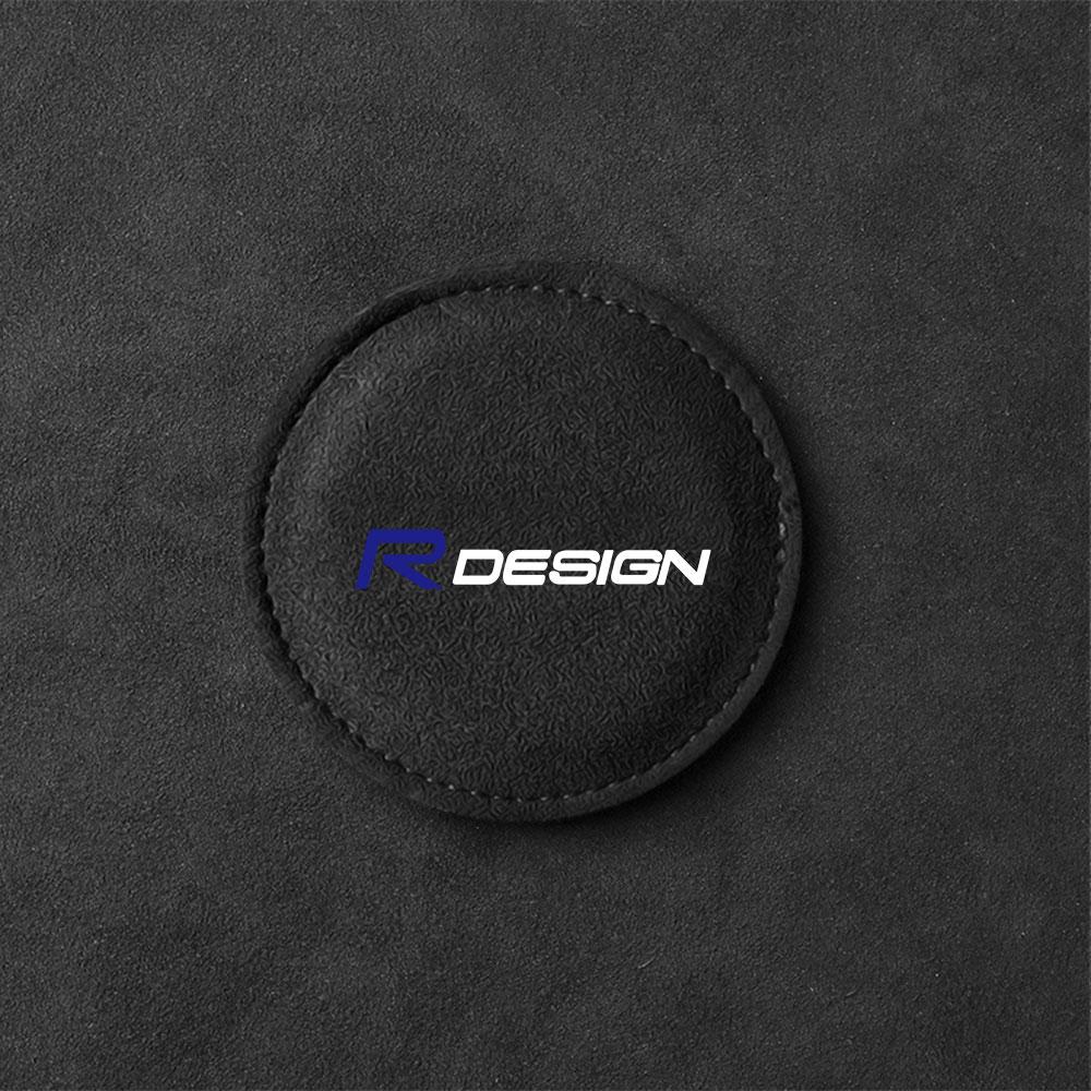 szwdr4 Car Anti-slip Pad Water Cup Holder Mat Bottle Auto Badge For Volvo Rdesign T6 AWD C30 C70 S40 S60 S70 S80 S90 V40 V50 V60 V70