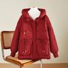 Middle-aged mother winter down cotton-padded jacket new fashion foreign style cotton-padded jacket middle-aged and elderly women winter cotton-padde