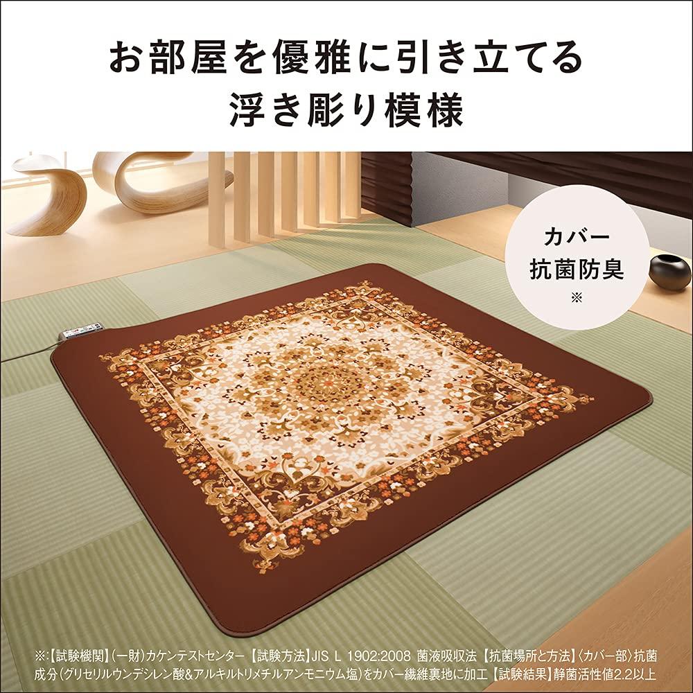 Panasonic Hot Carpet Set with Changeable Cover 2 Tatami Equivalent Brown ~ DC-2HAB5-T