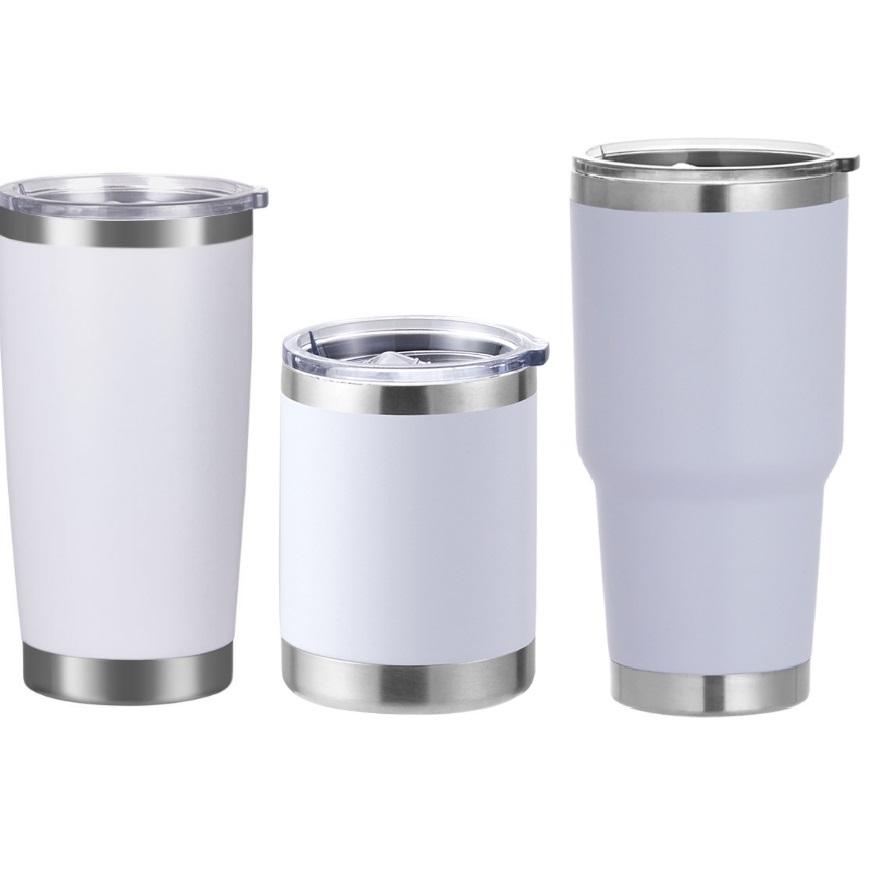 (1pcs) Popuplar Car Beer Coffee Mugs Vacuum Cup Insulated Cup Flask Thermos Cup 10oz 20oz 30oz