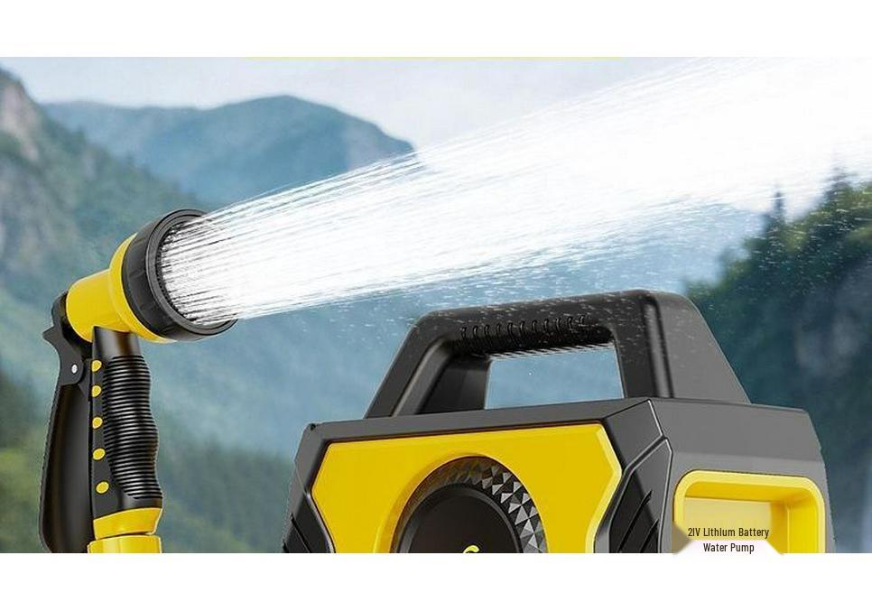 Rechargeable Water Pump for Home Garden Irrigation - Vegetable Patch Sprinkler with Lithium Battery