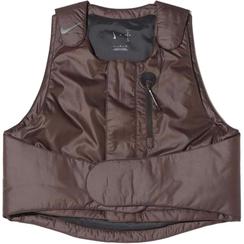 Nike x Cactus Jack by Travis Scott NRG BH Vest Asia Sizing  Velvet Brown  Men s DM1278-220 XS