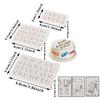 Alphabet Number Silicone Mold DIY Letter Number Fondant Chocolate Jelly Candy Pastry Baking Mould Cake Decorating Tools