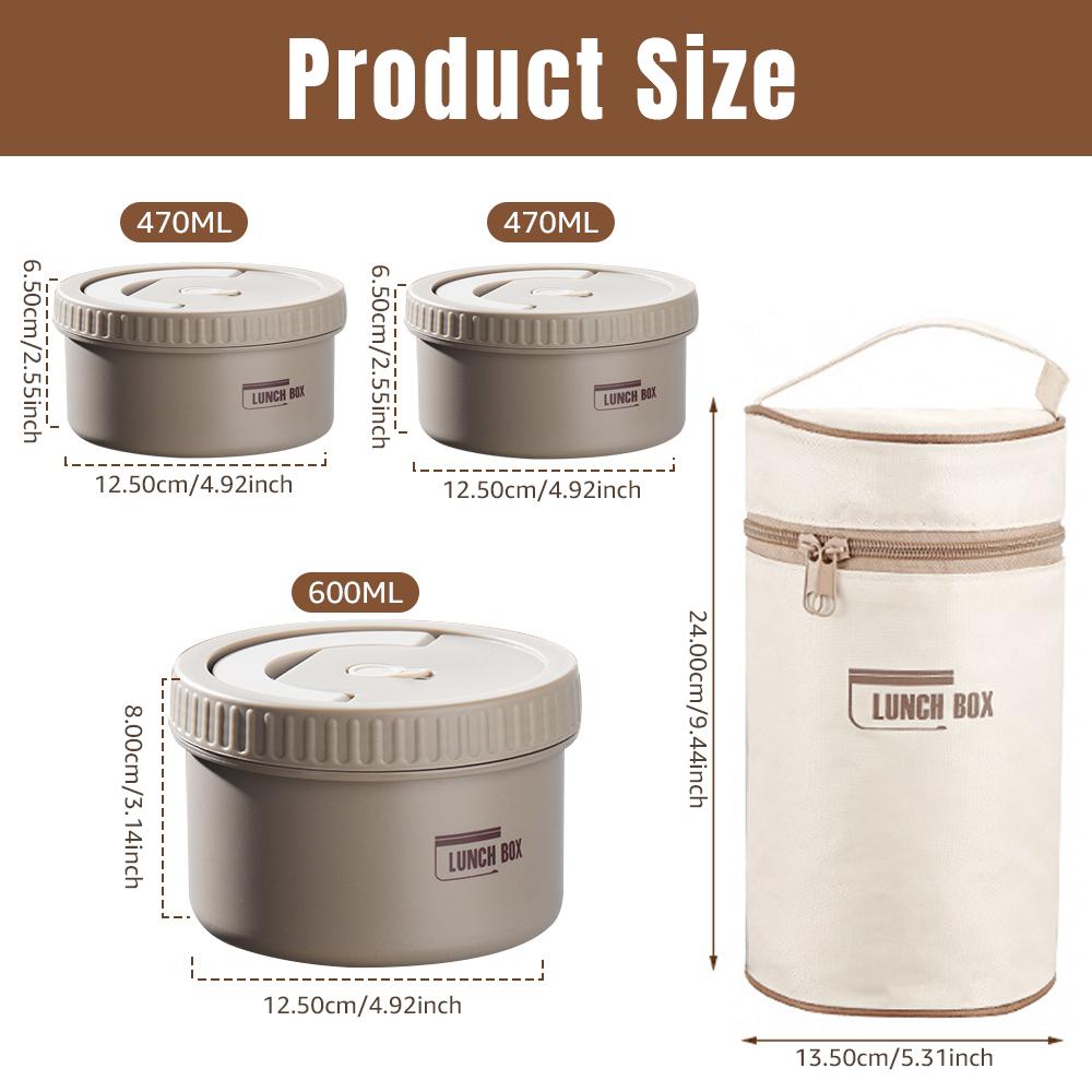 

Термальный ланч-бокс, портативный японский стиль, бенто-бокс, герметичный контейнер для еды, микроволновая печь, посуда для студентов