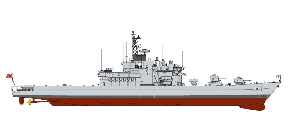 Pit Road 1/700 Skywave Series JMSDF Destroyer DDH-141 Haruna Plastic Model J80