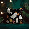 Halloween Childrens Trick Oral Happy Patterns Cushion Cover Silky Elegant Comfort Sofa Bed Invisible Zipper Beach Pillowcase