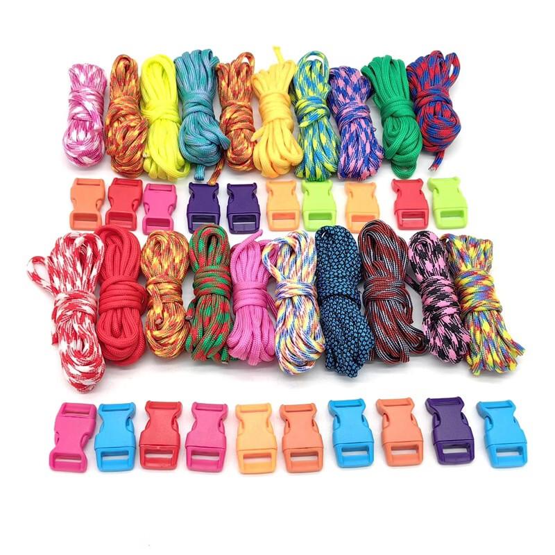 Brangdy 20-Color 7-Core Paracord Set