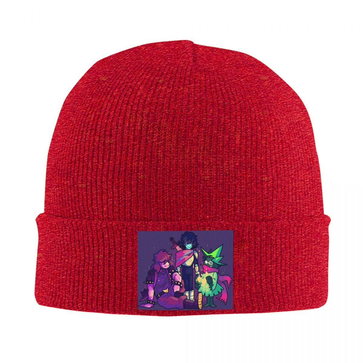 

Game Deltarune Kris Ralsei Susie Warm Knitted Cap Hip Hop Bonnet Hat Autumn Winter Outdoor Beanies Hats for Unisex Adult One Size