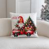 1Pc Christmas Decorative Pillowcase - Designed With Christmas Trees, Wreaths, Gifts, And Gnome Patterns, This Soft Holiday Decor