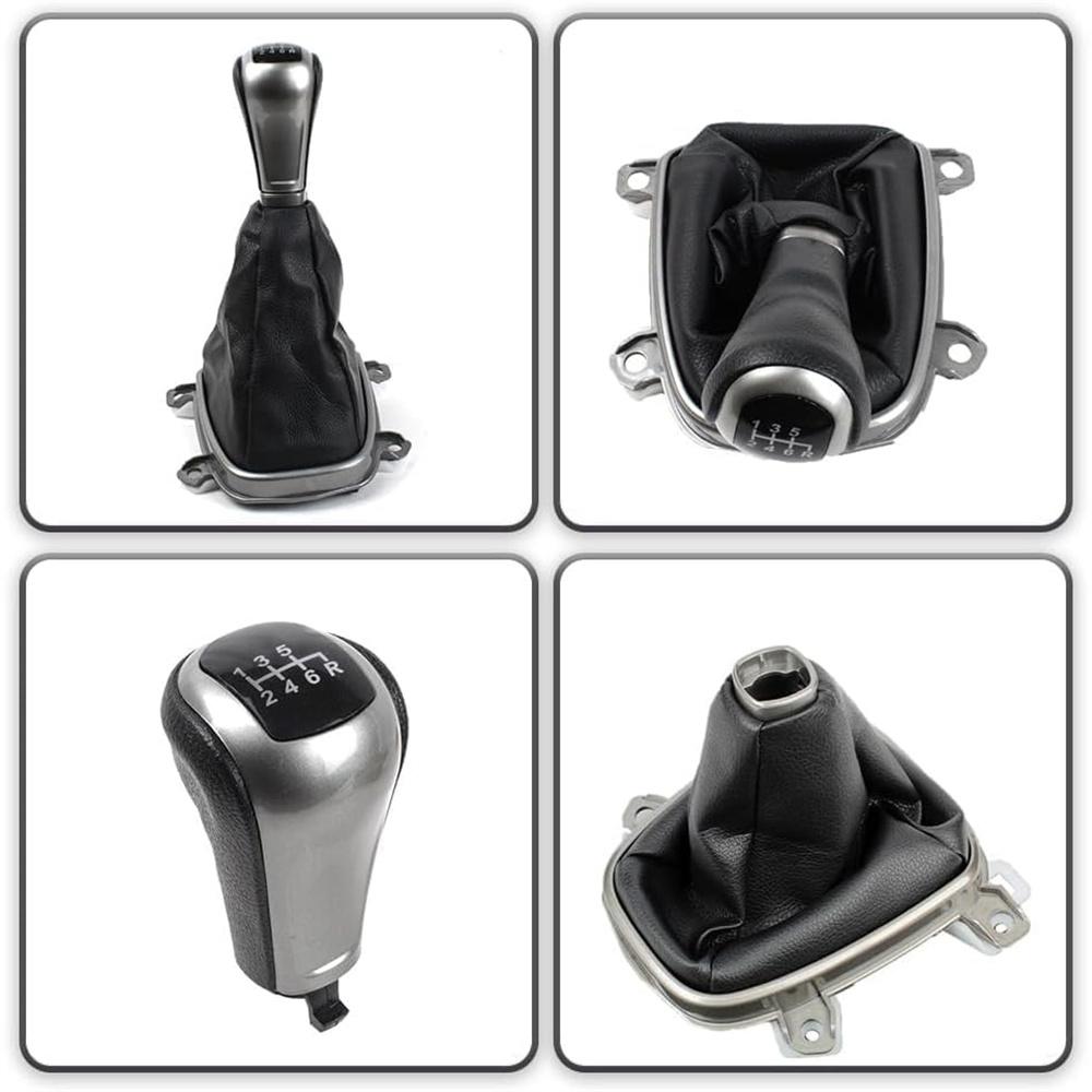 6 Speed Gear Shift Knob with Boot for Honda Accord 08-11