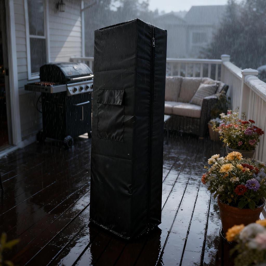 Outdoor Heater Cover Adjustable Protector Waterproof With Zipper Patio Heater Covers Waterproof Heavy Duty For Outside Winter