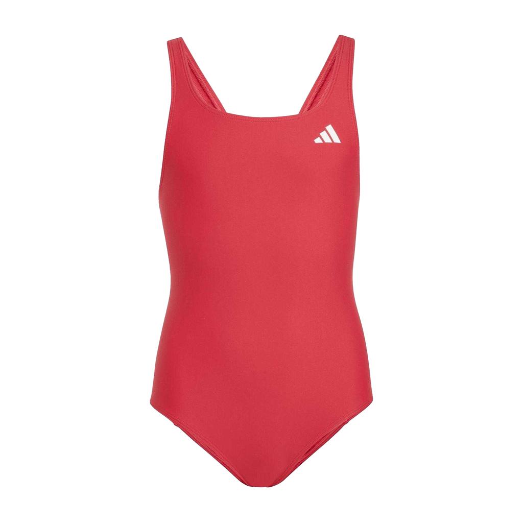 adidas Girls Small Logo Racerback One Piece Swimsuit