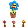 Saxophone Sunflower Plush Toy With Singing And Dancing Functions For Childrens Gift