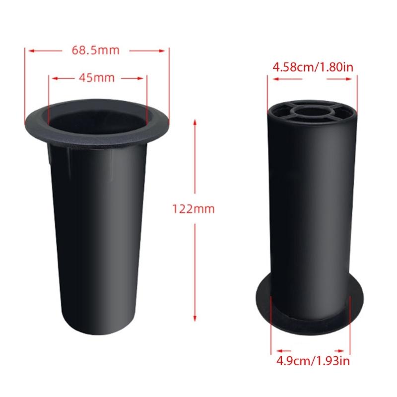 2PCS Speaker Port Tube Bass Vent Ventilation Connectors Quality Plastic Bass Tube for DIY Speaker Project Upgrades
