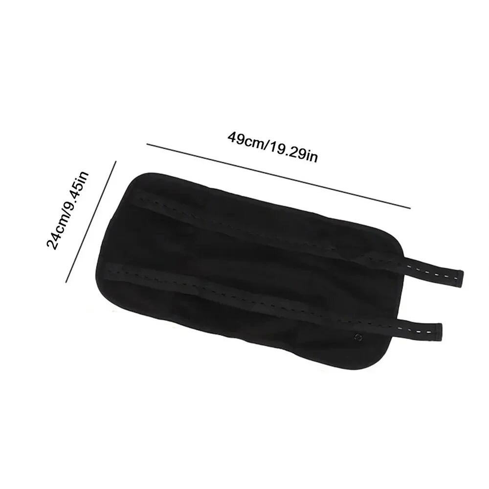 Paquete de Aceite de Ricino a Prueba de Fugas Soporte Abdominal para el Hígado Cinturón Suave Reutilizable Algodón Orgánico Envoltura de Terapia Caliente Auto-Acondicionamiento Ayuda Muscular