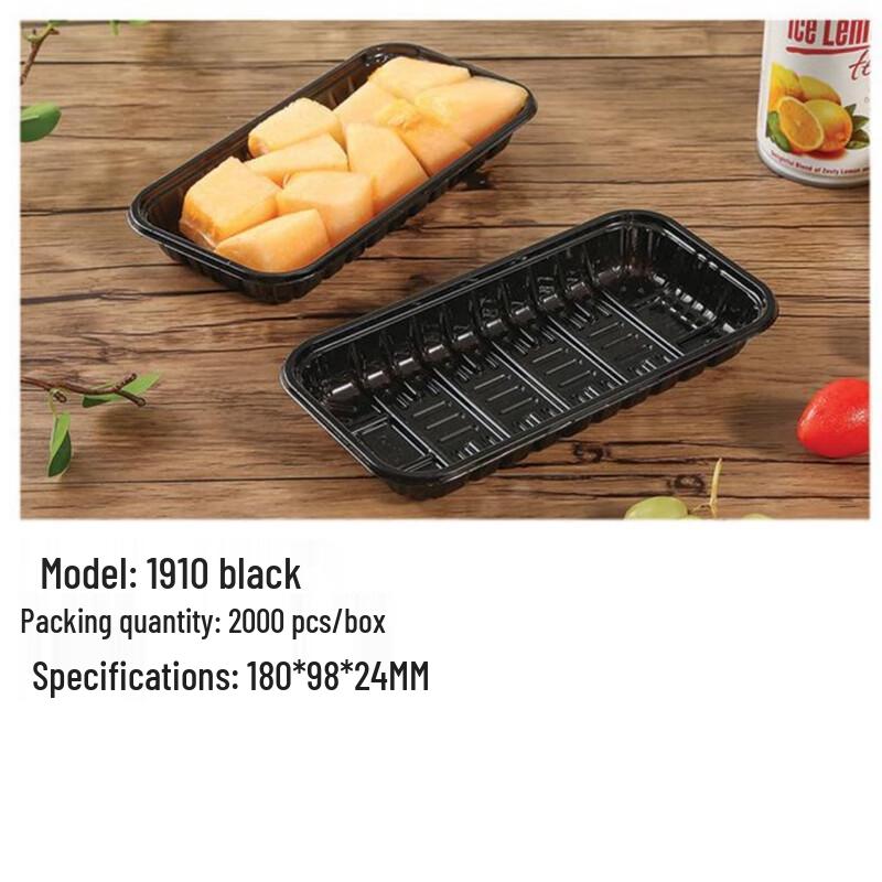 Disposable Rectangular Plastic Food Trays