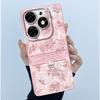 For itel S23 Plus Phone Case S681LN Cover Fashion Simplicity Oil Painting Floral Soft Liquid Silicone Shell For itel S23+ Fundas