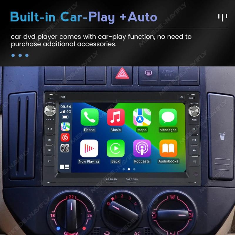 7” HD Car Radio For VW PASSAT B5 MK4 MK5 SHARAN Jetta Polo 9n TRANSPORT T5 CITI CHICO WIFI Multimedia Carplay Head Unit