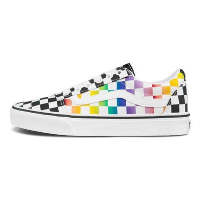 Ward Canvas Retro Color Block Casual Shock Absorbing Durable Lightweight Breathable Low Top Skate Shoes Women Sneaker VN0A3IUN3RL