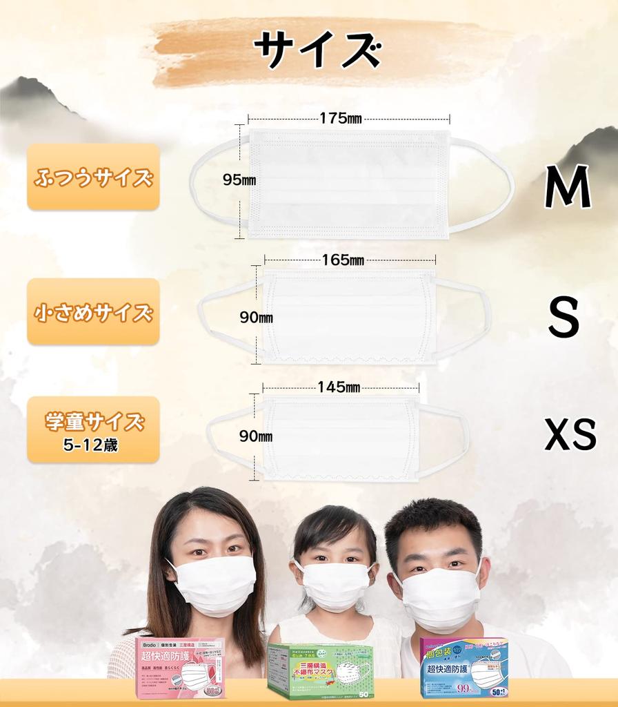 Hellozebra Nonwoven Individually Comfortable Certified In Japan Disposable Pleated Masks for Sensitive Gentle On the Easy To Masks Masks, Wrapped,